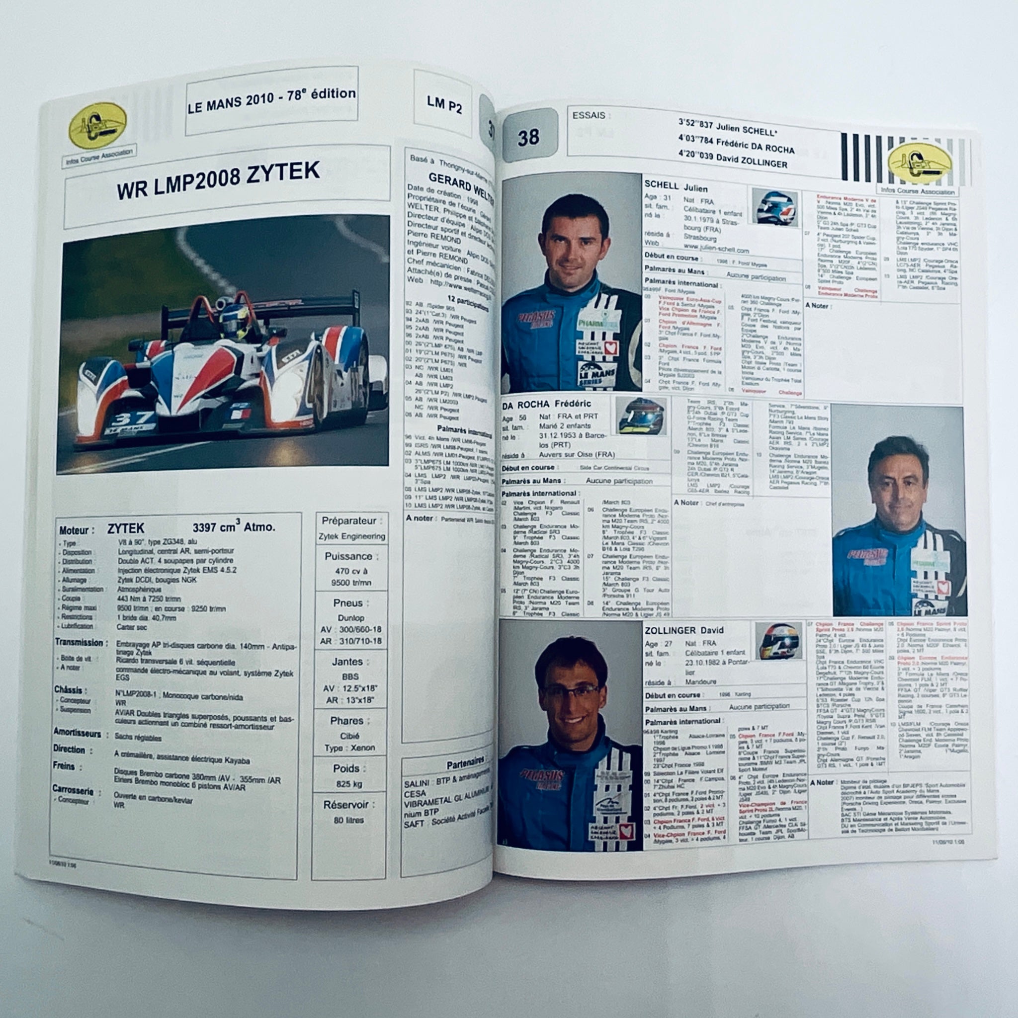 Official ACO Entry List Le Mans 24 Hour Race 2010 - Pit-Lane Motorsport