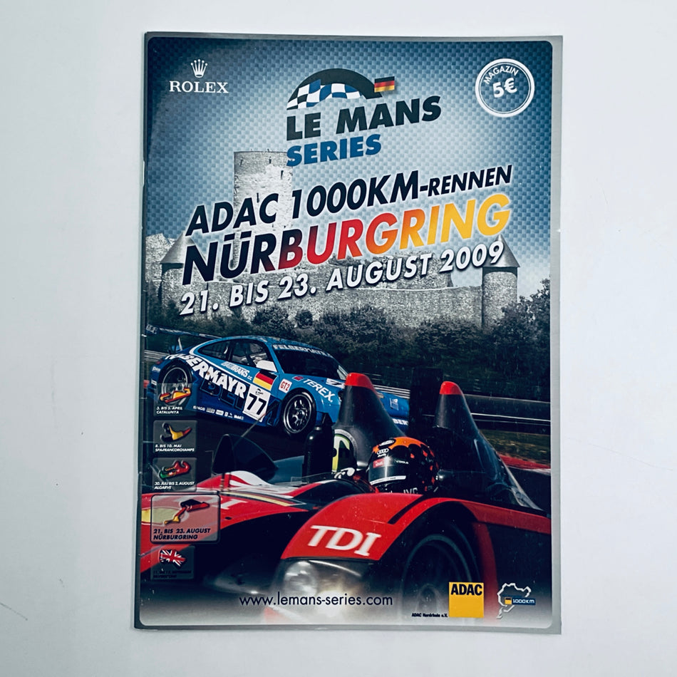 Official Programme ELMS European Le Mans Series 1000KM Nurburgeing 2009 - Pit-Lane Motorsport
