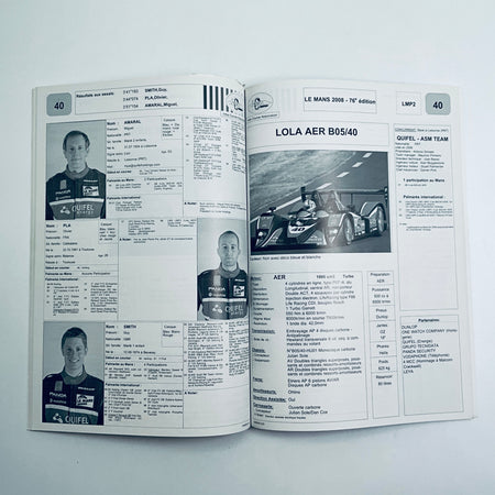 Official ACO Entry List Le Mans 24 Hour Race 2008 - Pit-Lane Motorsport