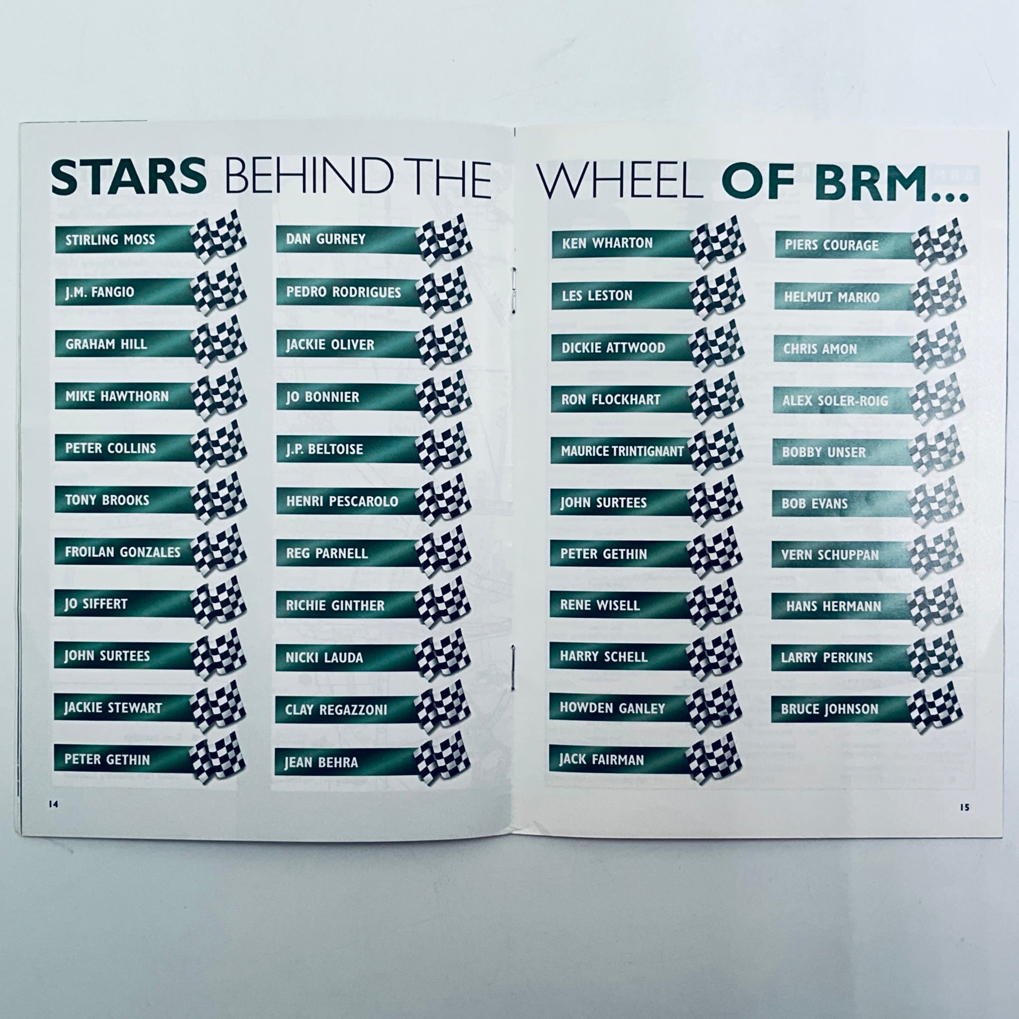 Official BRM Bourne Motor Racing Heritage Day Programme -1999 - Pit-Lane Motorsport