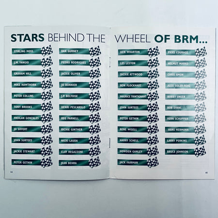 Official BRM Bourne Motor Racing Heritage Day Programme -1999 - Pit-Lane Motorsport