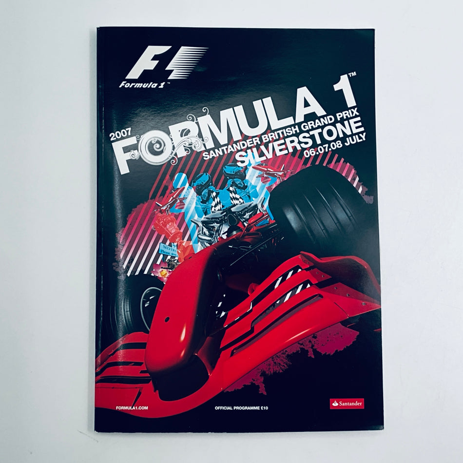 Official Silverstone FIA F1 British Grand Prix Programme -2007 - Pit-Lane Motorsport