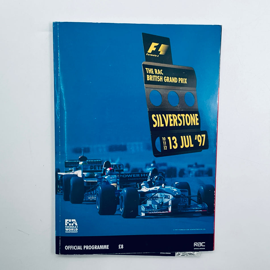 Official Silverstone FIA F1 British Grand Prix Programme -1997 - Pit-Lane Motorsport