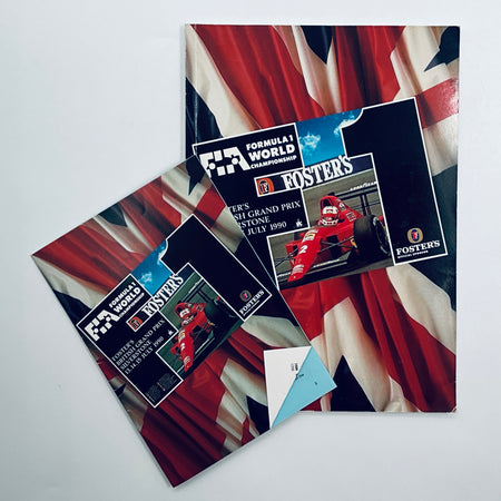 Official Silverstone FIA F1 British Grand Prix Programme -1990 - Pit-Lane Motorsport