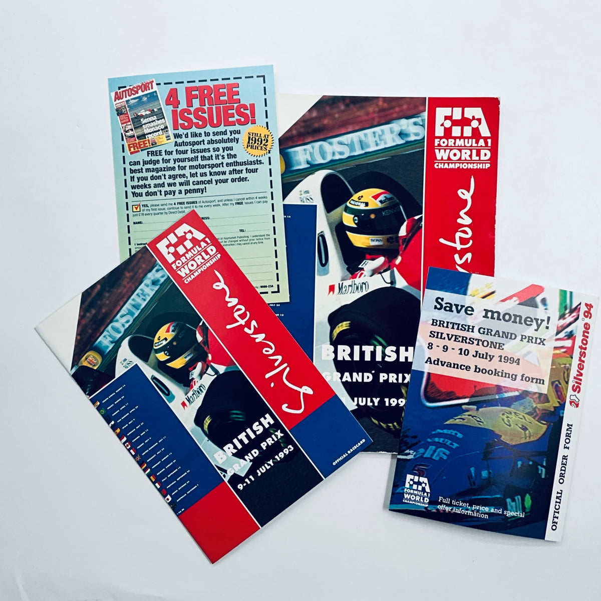 Official Silverstone FIA F1 British Grand Prix Programme -1993 - Pit-Lane Motorsport