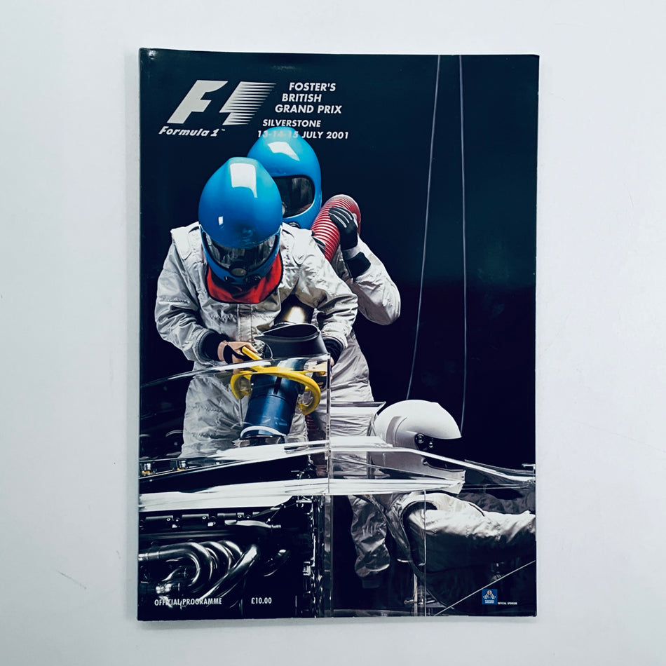 Official Silverstone FIA F1 British Grand Prix Programme -2001 - Pit-Lane Motorsport