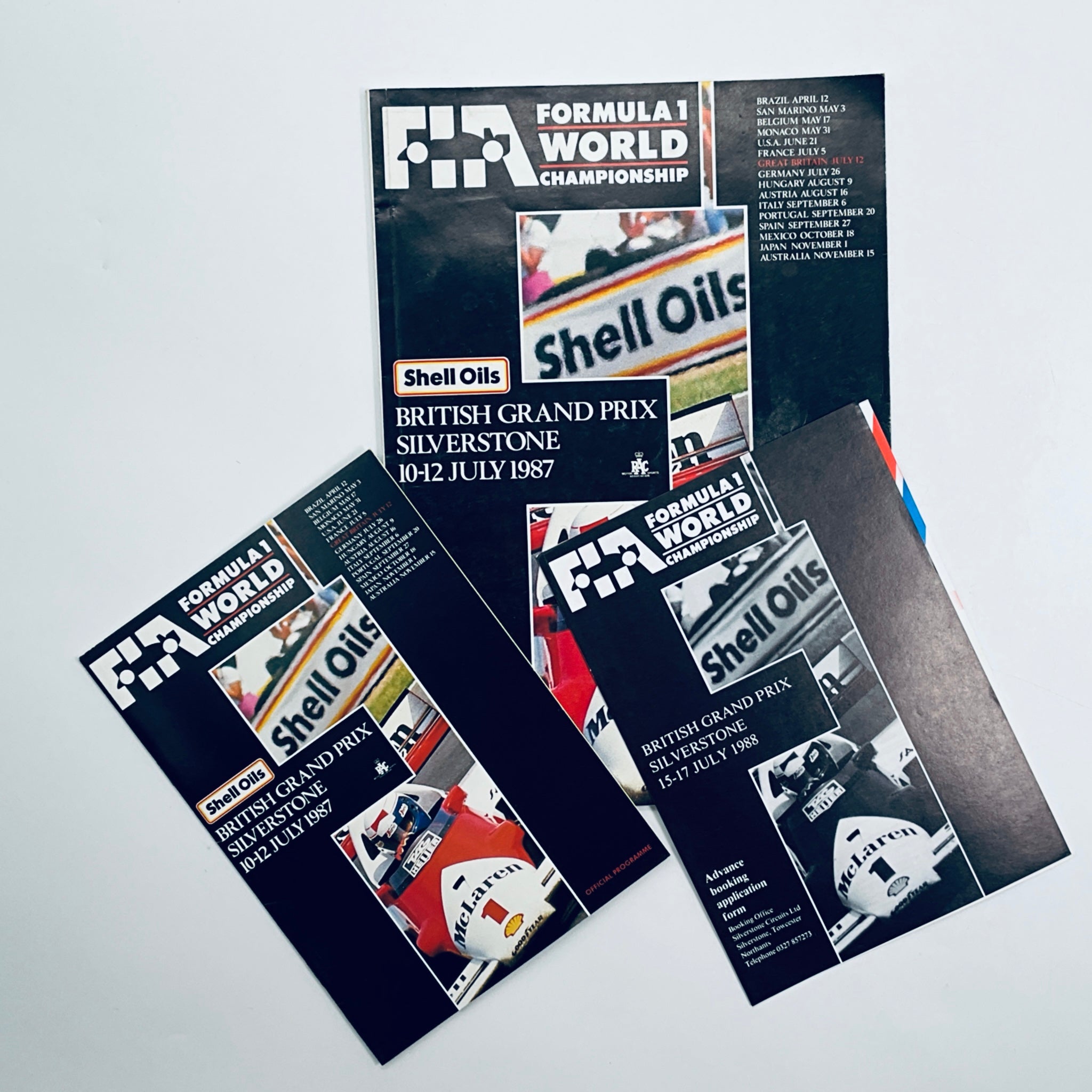 Official Silverstone FIA F1 British Grand Prix Programme -1987 - Pit-Lane Motorsport