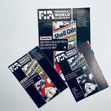 Official Silverstone FIA F1 British Grand Prix Programme -1987 - Pit-Lane Motorsport