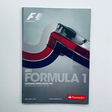 Official Silverstone FIA F1 British Grand Prix Programme -2011 - Pit-Lane Motorsport