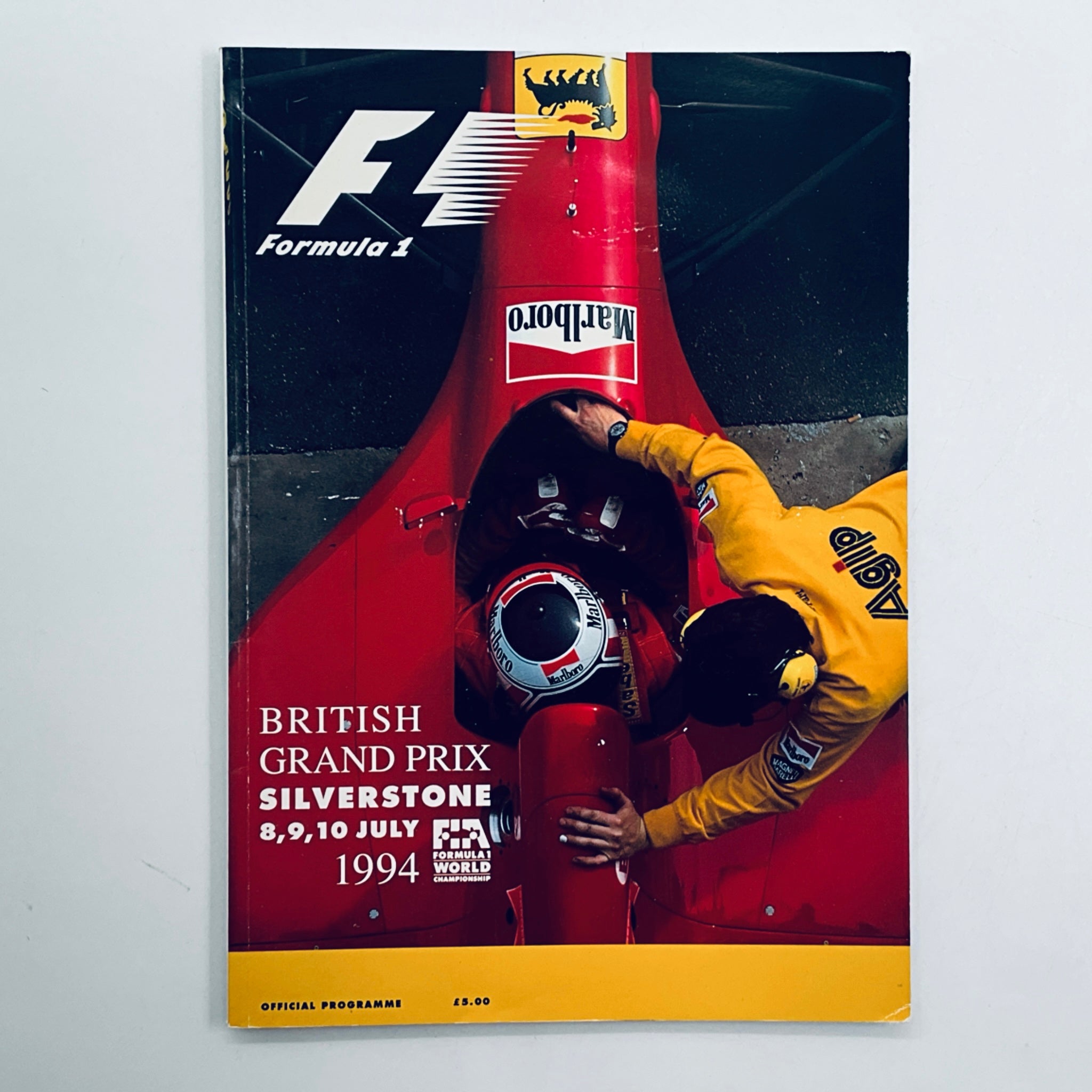Official Silverstone FIA F1 British Grand Prix Programme -1994 - Pit-Lane Motorsport