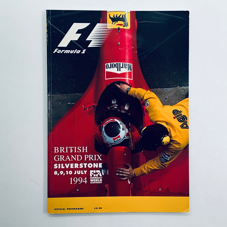 Official Silverstone FIA F1 British Grand Prix Programme -1994 - Pit-Lane Motorsport