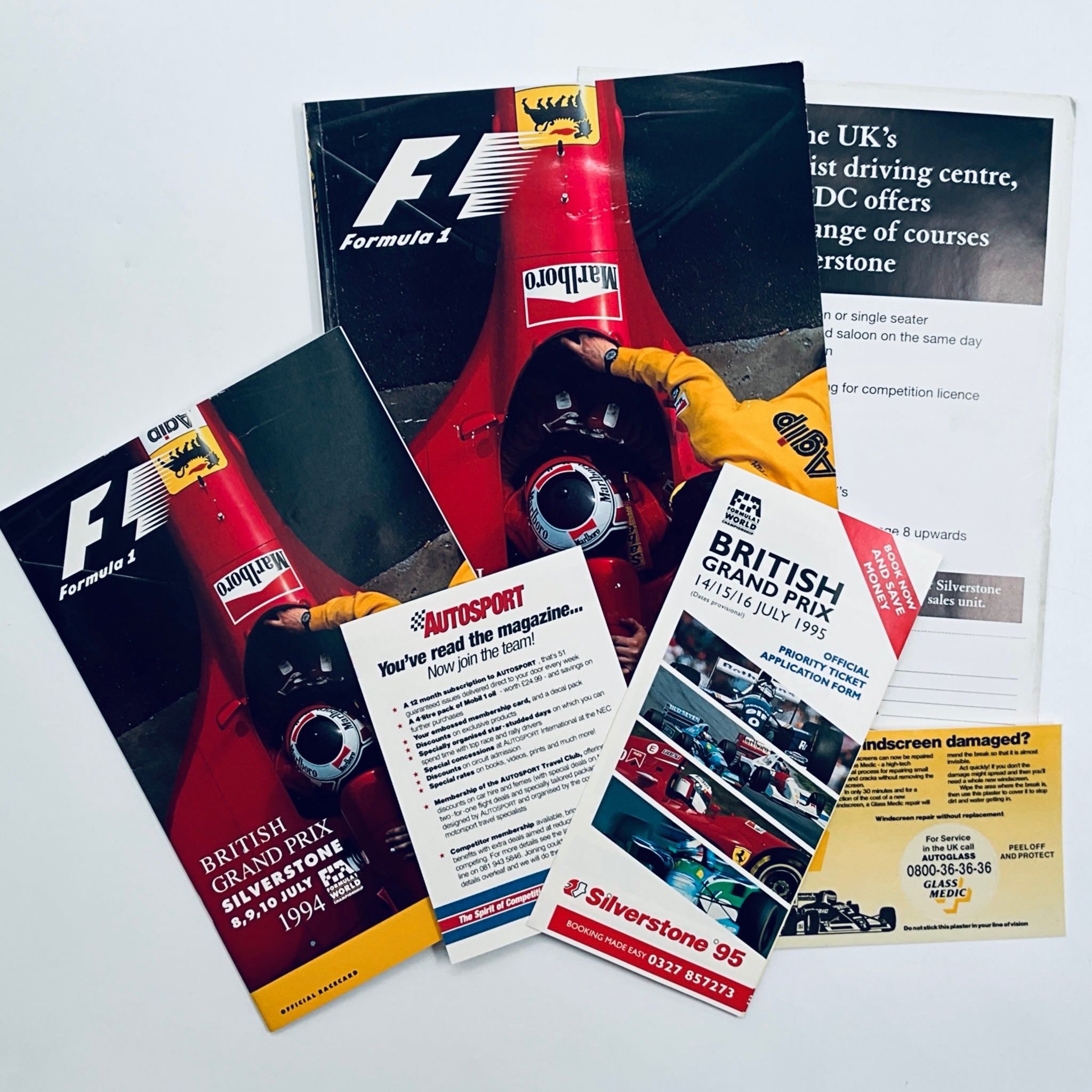 Official Silverstone FIA F1 British Grand Prix Programme -1994 - Pit-Lane Motorsport