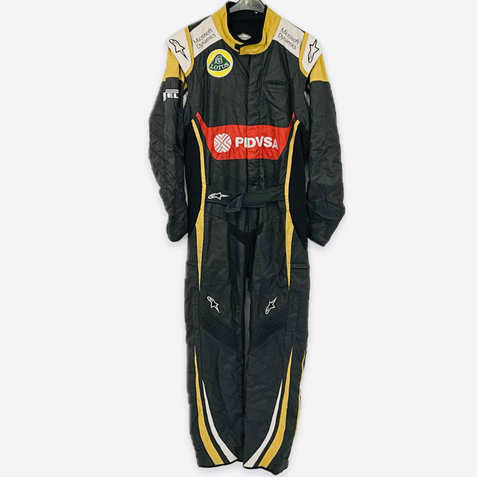 2015 Lotus PDWSA Formula One Team Alpinestars Pit Crew Used&nbsp; Suit &nbsp;