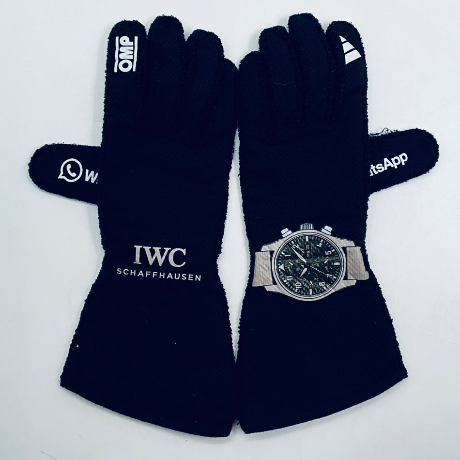 2025 Mercedes AMG Petronas F1 Team Frederik Vesti Used Race Gloves-OMP - Pit-Lane Motorsport