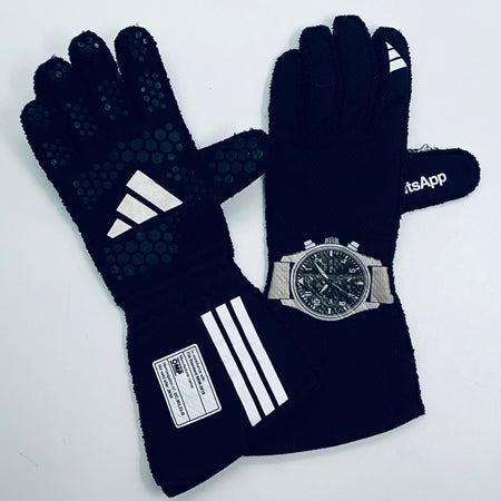 2025 Mercedes AMG Petronas F1 Team Frederik Vesti Used Race Gloves-OMP - Pit-Lane Motorsport