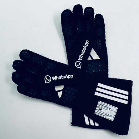 2025 Mercedes AMG Petronas F1 Team Frederik Vesti Used Race Gloves-OMP - Pit-Lane Motorsport