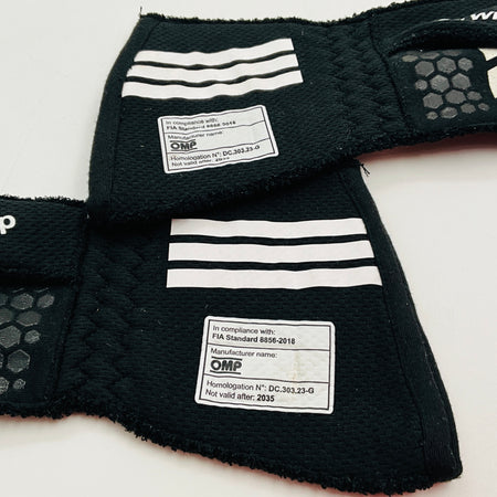 2025 Mercedes AMG Petronas F1 Team Frederik Vesti Used Race Gloves-OMP - Pit-Lane Motorsport