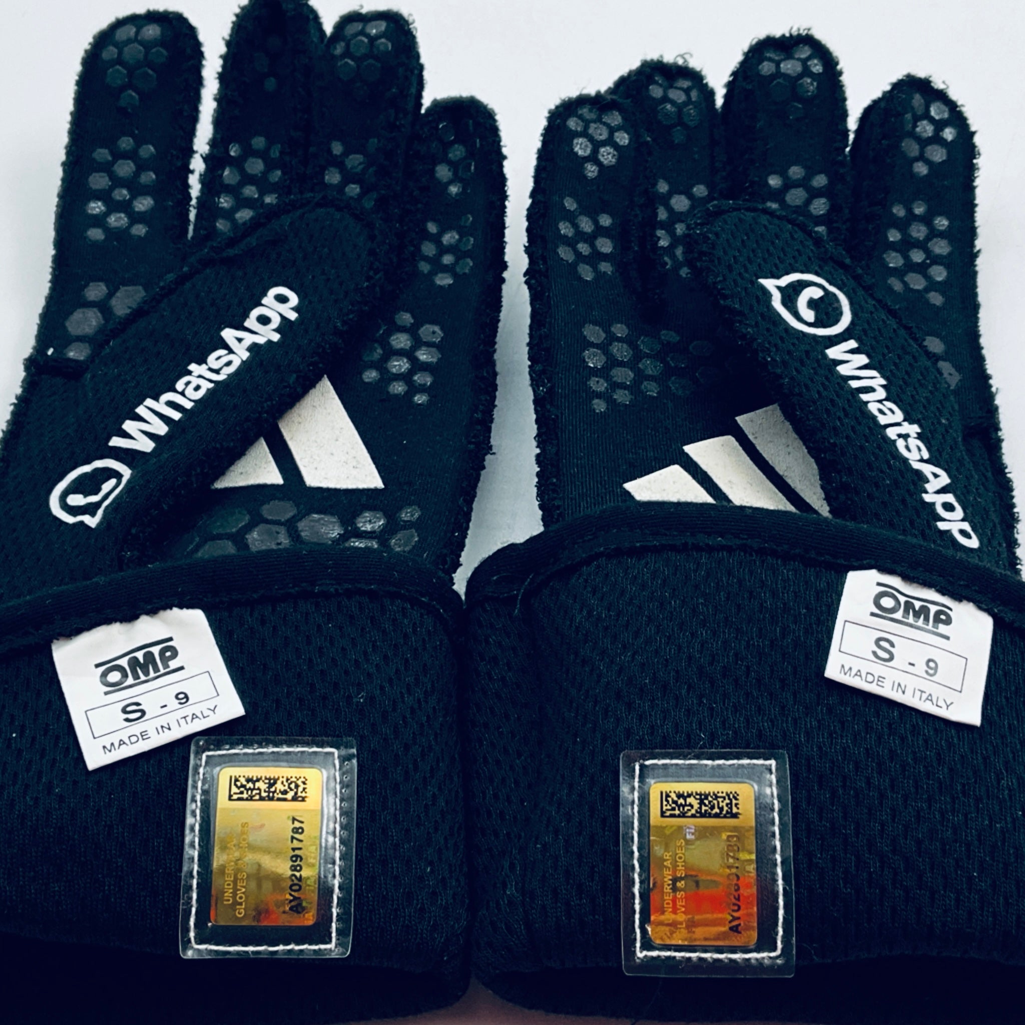 2025 Mercedes AMG Petronas F1 Team Frederik Vesti Used Race Gloves-OMP - Pit-Lane Motorsport