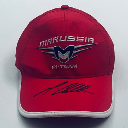 Hand Signed Official  Cap Marussia - Pit-Lane Motorsport
