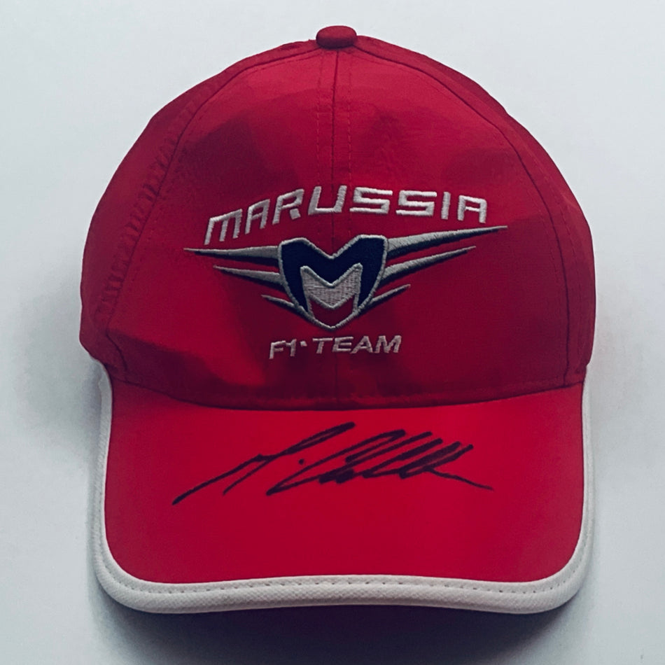 Hand Signed Official  Cap Marussia - Pit-Lane Motorsport