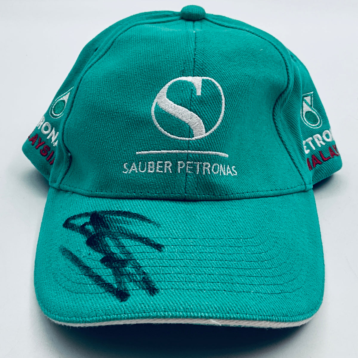 Jonny Herbert Hand Signed Official SauberPetronas F1 Team Cap - Pit-Lane Motorsport