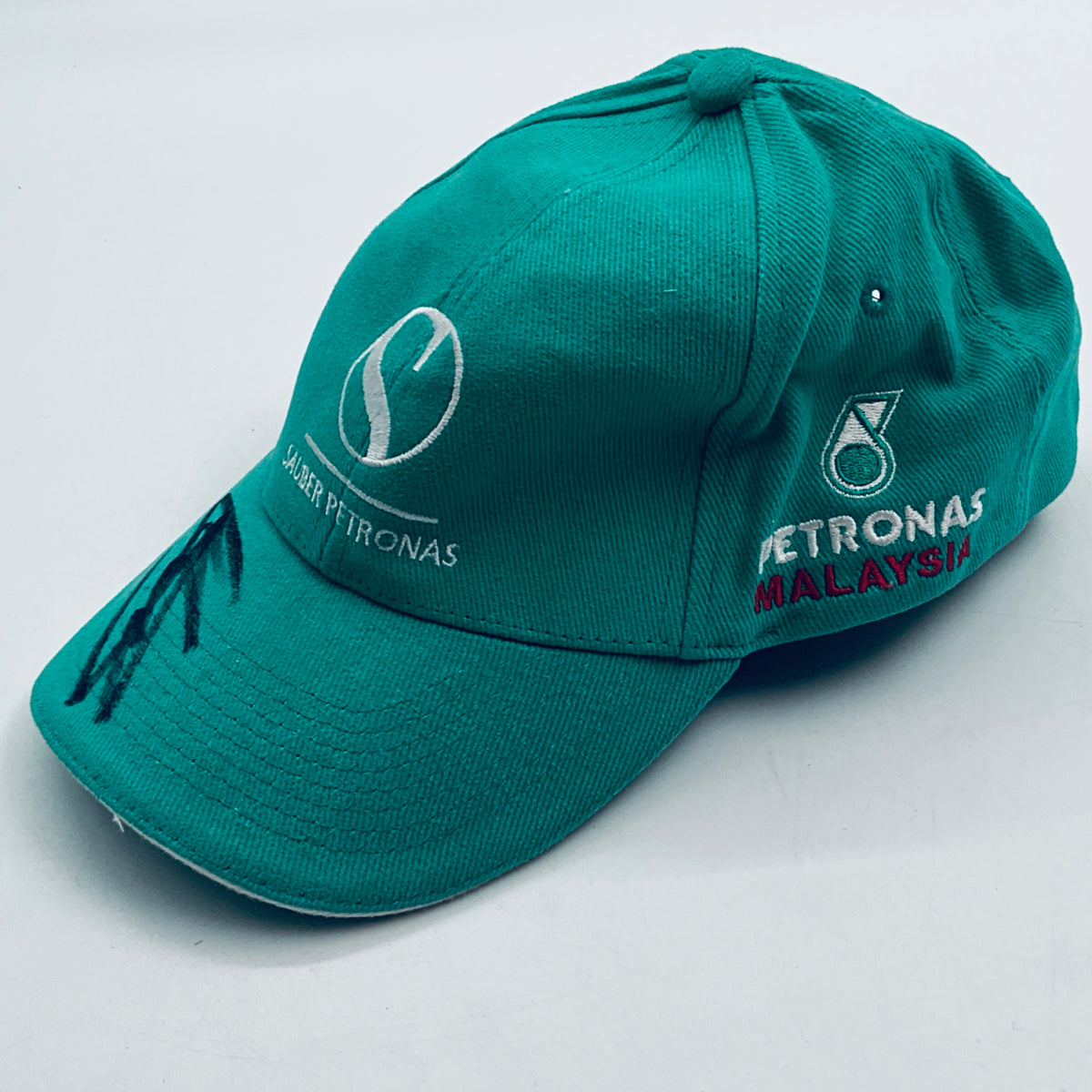 Jonny Herbert Hand Signed Official SauberPetronas F1 Team Cap - Pit-Lane Motorsport