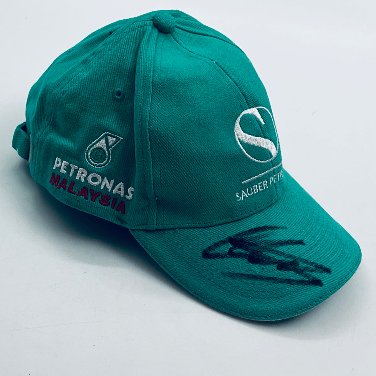 Jonny Herbert Hand Signed Official SauberPetronas F1 Team Cap - Pit-Lane Motorsport