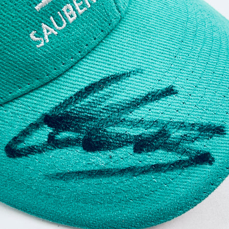 Jonny Herbert Hand Signed Official SauberPetronas F1 Team Cap - Pit-Lane Motorsport