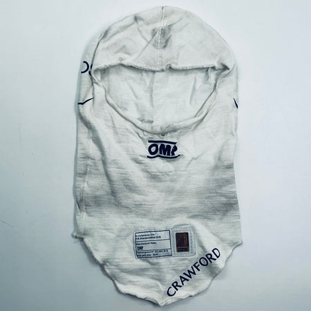 Jak Crawford 2024 Season Used Aston Martin Aramco Formula One Team Balaclava - Pit-Lane Motorsport