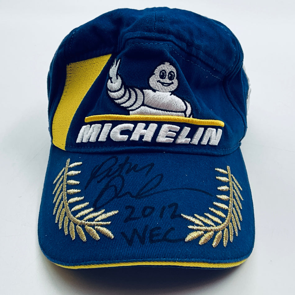 Peter Dumbreck 2012 WEC/Le Mans Michelin Drivers Podium Cap Hand Signed - Pit-Lane Motorsport
