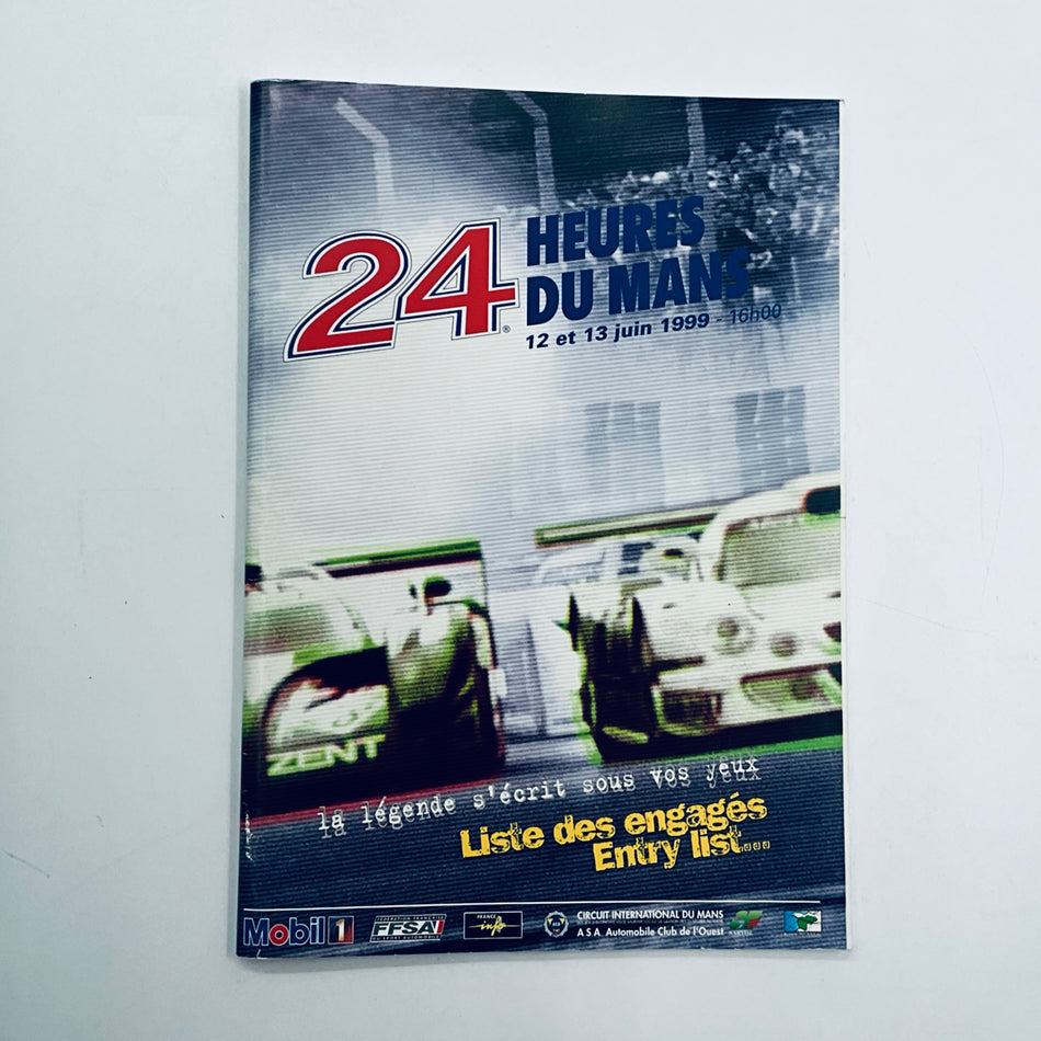 Official ACO Entry List Le Mans 24 Hour Race 1999 - Pit-Lane Motorsport