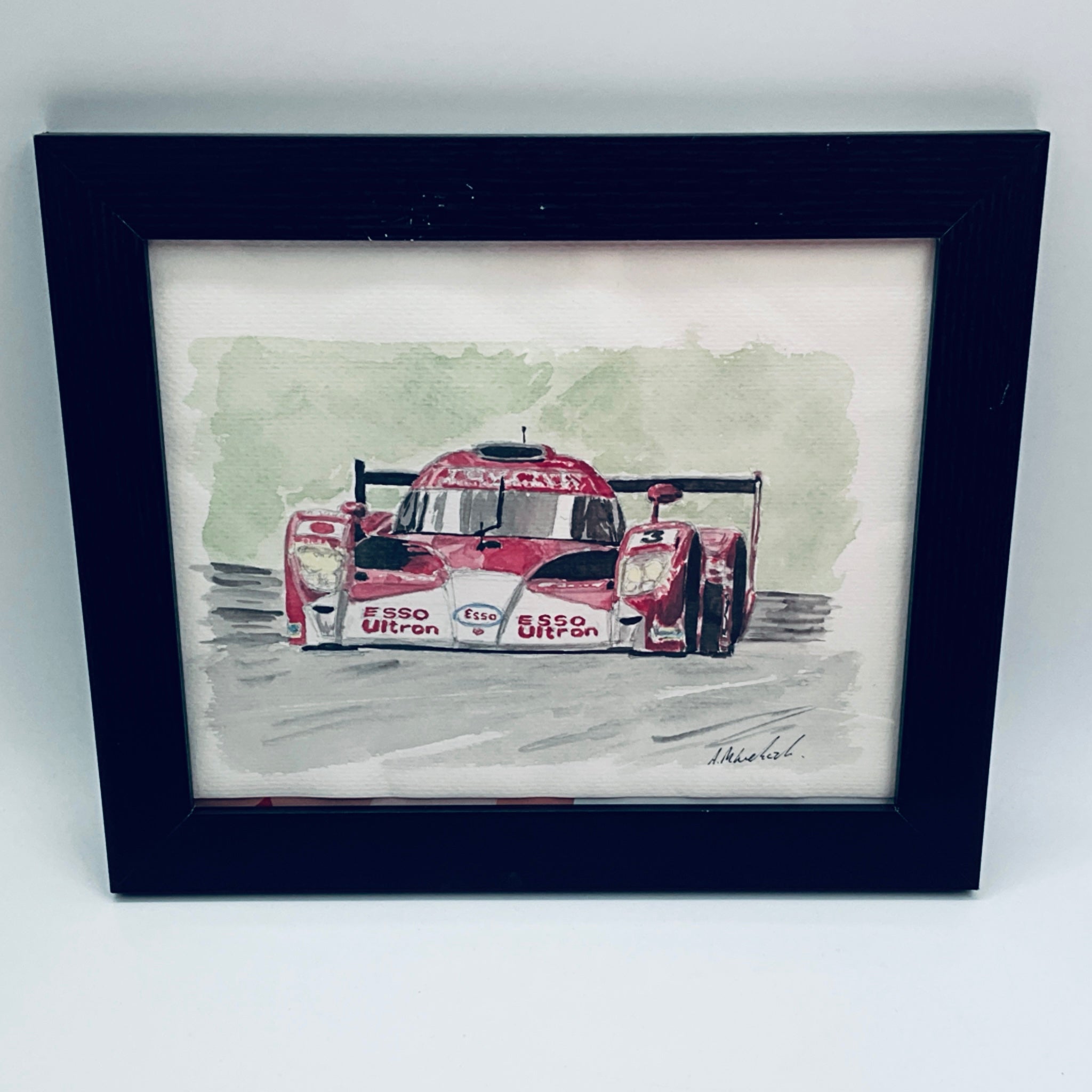 Aneta Wieliczko Origional Water Colour Toyota GT One Le Mans 1999 - Pit-Lane Motorsport
