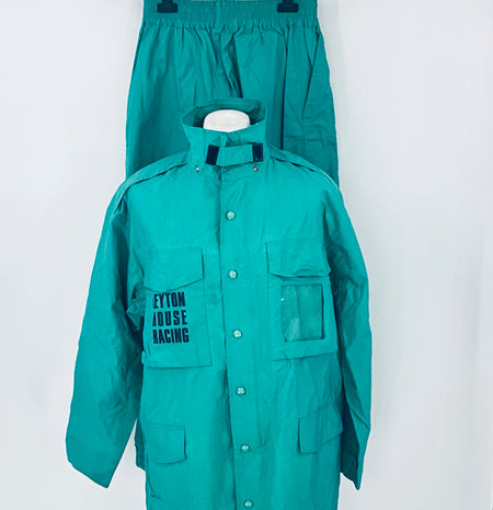 Vintage Leyton House Racing F1 Team-Team Issued Rain Coat & Trousers - Pit-Lane Motorsport