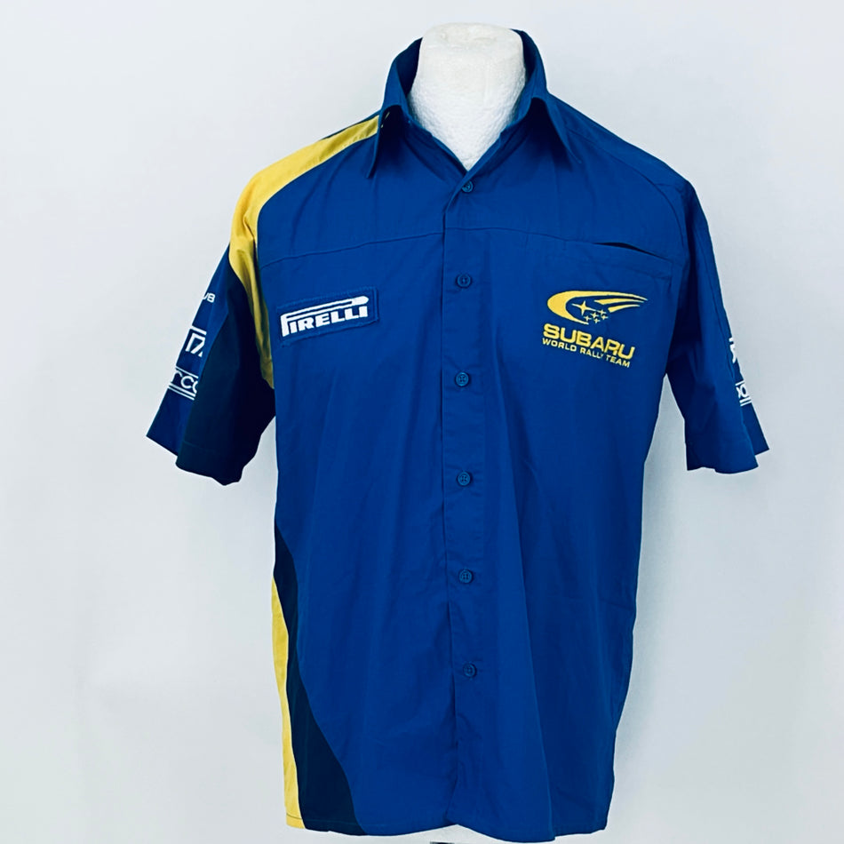 Subaru 555 World Rally Championship Team Pit Crew Shirt-Team Issue - Pit-Lane Motorsport