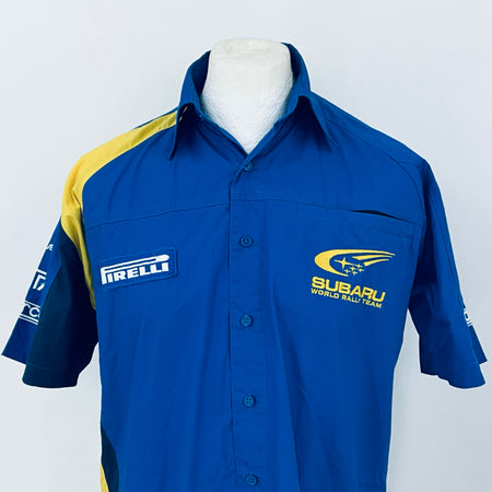 Subaru 555 World Rally Championship Team Pit Crew Shirt-Team Issue - Pit-Lane Motorsport