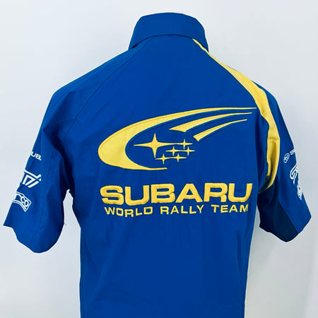 Subaru 555 World Rally Championship Team Pit Crew Shirt-Team Issue - Pit-Lane Motorsport