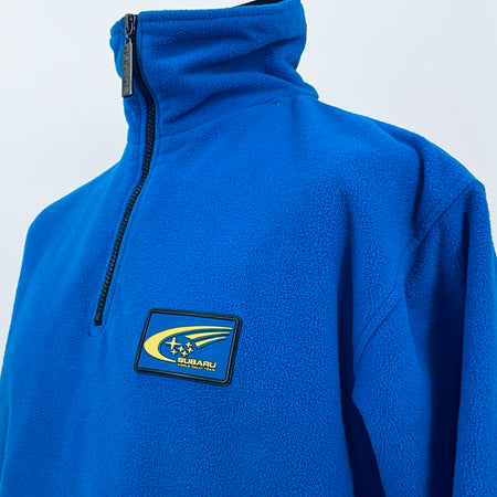 Subaru 555 World Rally Championship Team 1/4 Zip Windproof Sweatshirt—Team Issued - Pit-Lane Motorsport