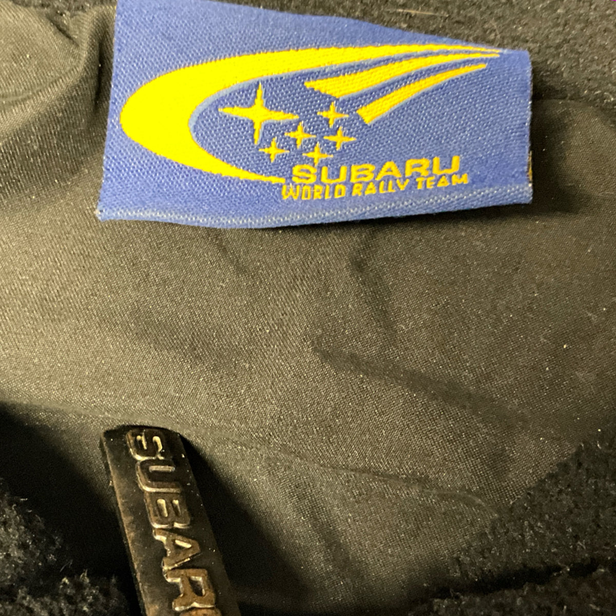 Subaru 555 World Rally Championship Team 1/4 Zip Windproof Sweatshirt—Team Issued - Pit-Lane Motorsport