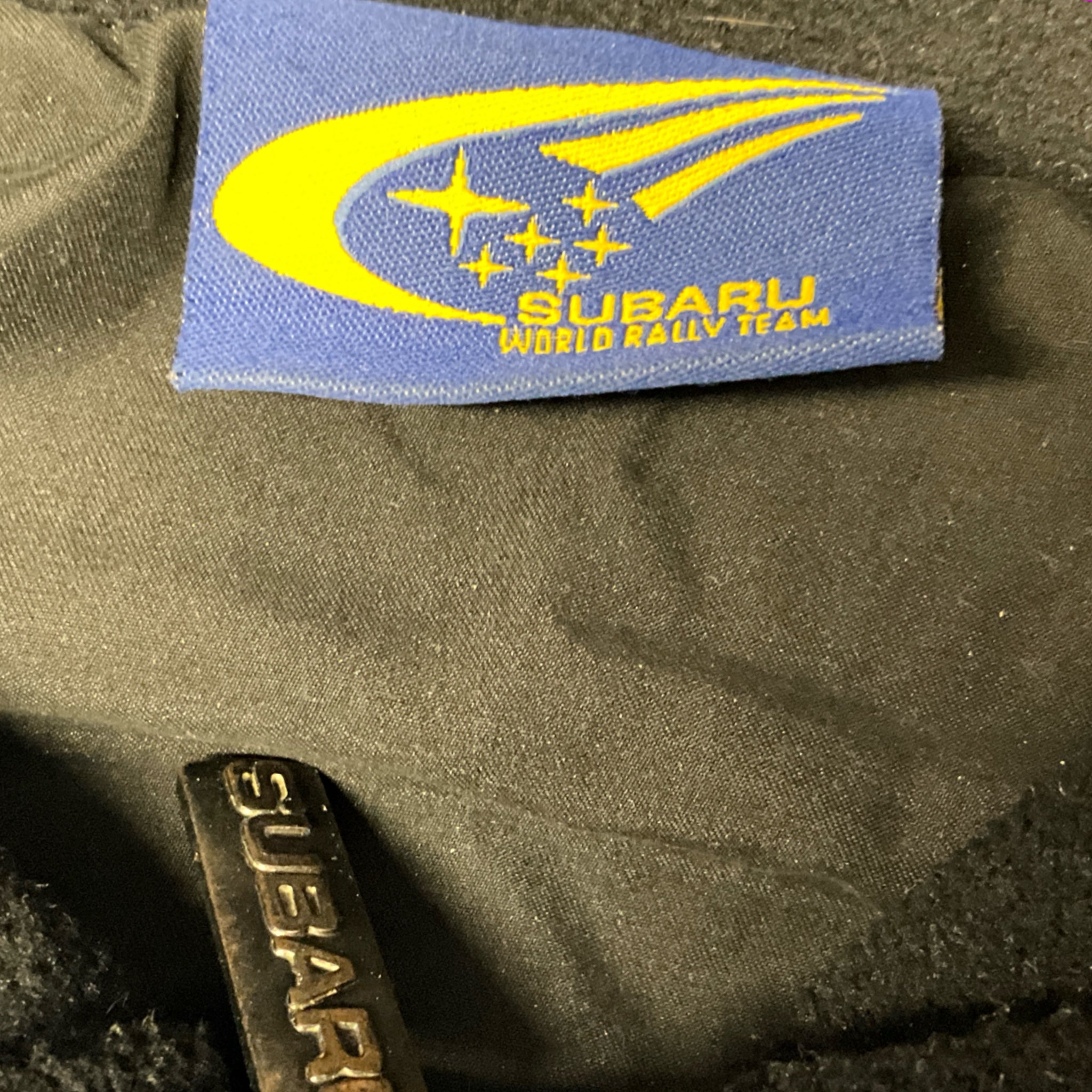 Subaru 555 World Rally Championship Team 1/4 Zip Windproof Sweatshirt—Team Issued - Pit-Lane Motorsport