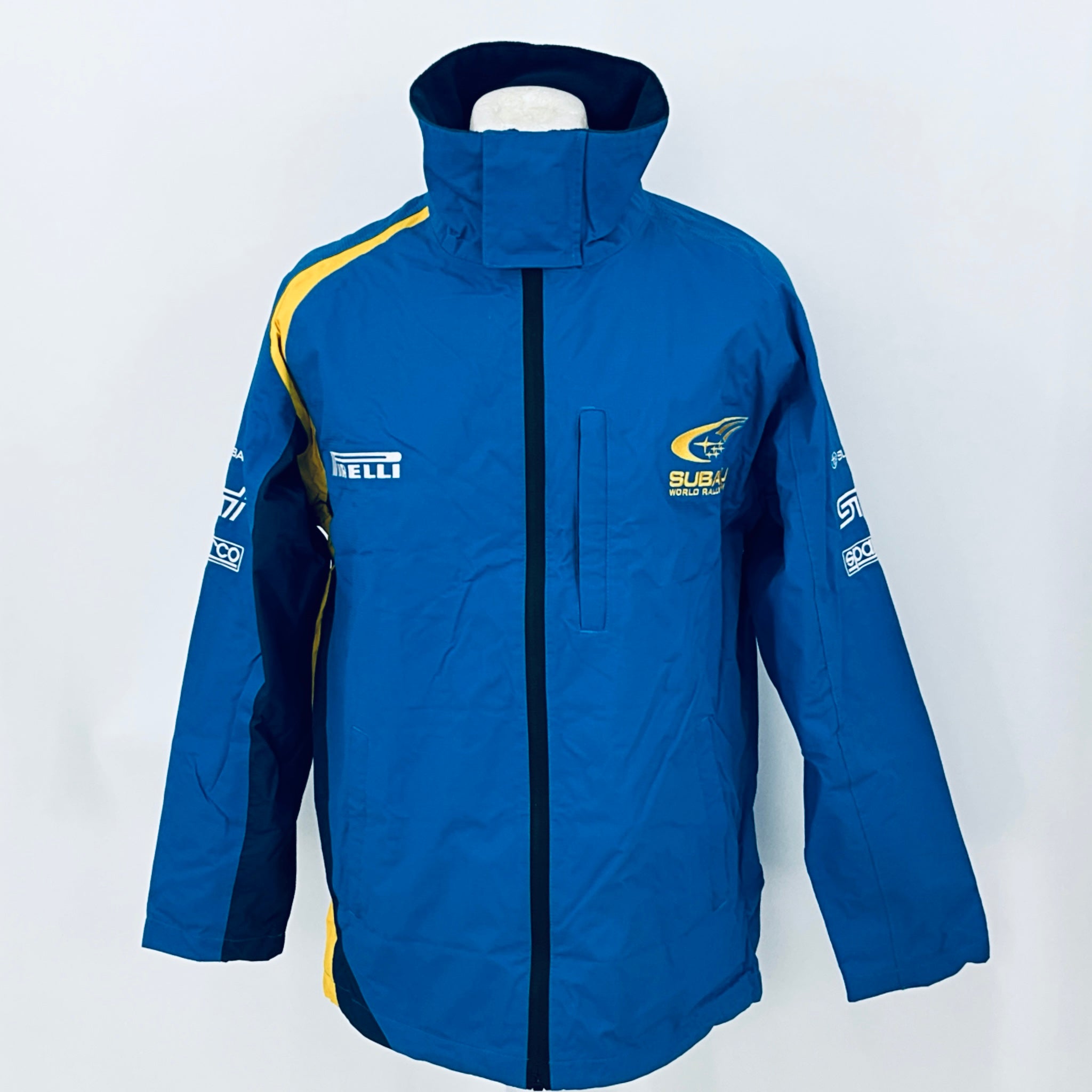 Subaru 555 World Rally Championship Team Pit Crew Rain Coat-Team Issue - Pit-Lane Motorsport