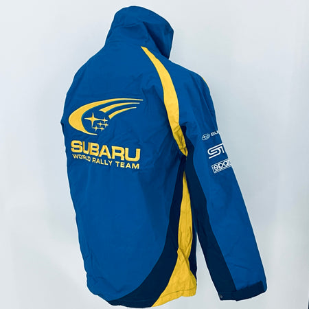 Subaru 555 World Rally Championship Team Pit Crew Rain Coat-Team Issue - Pit-Lane Motorsport