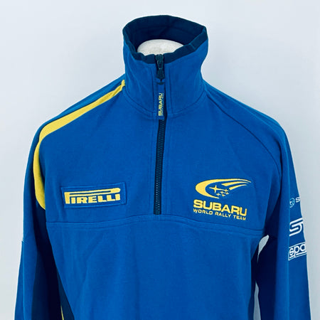 Subaru 555 World Rally Championship Team 1/4 Zip Sweatshirt—Team Issued - Pit-Lane Motorsport