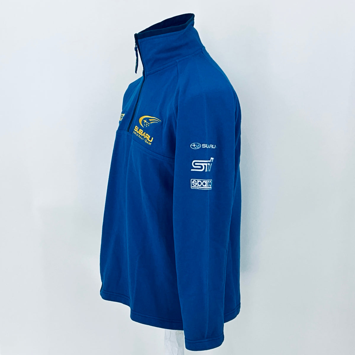 Subaru 555 World Rally Championship Team 1/4 Zip Sweatshirt—Team Issued - Pit-Lane Motorsport