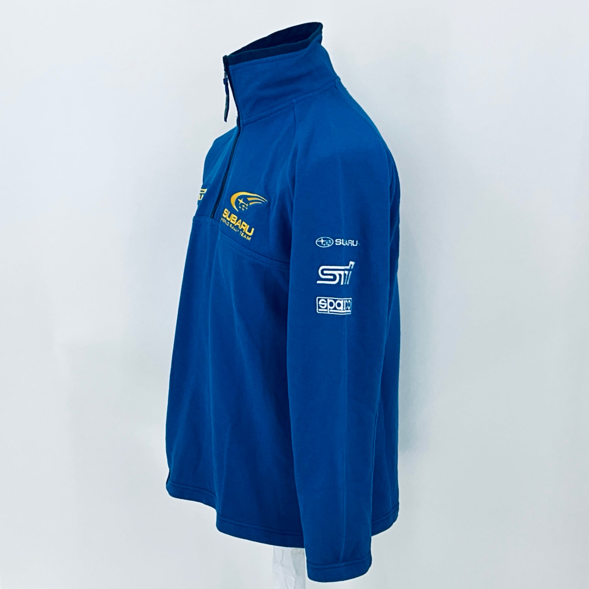 Subaru 555 World Rally Championship Team 1/4 Zip Sweatshirt—Team Issued - Pit-Lane Motorsport