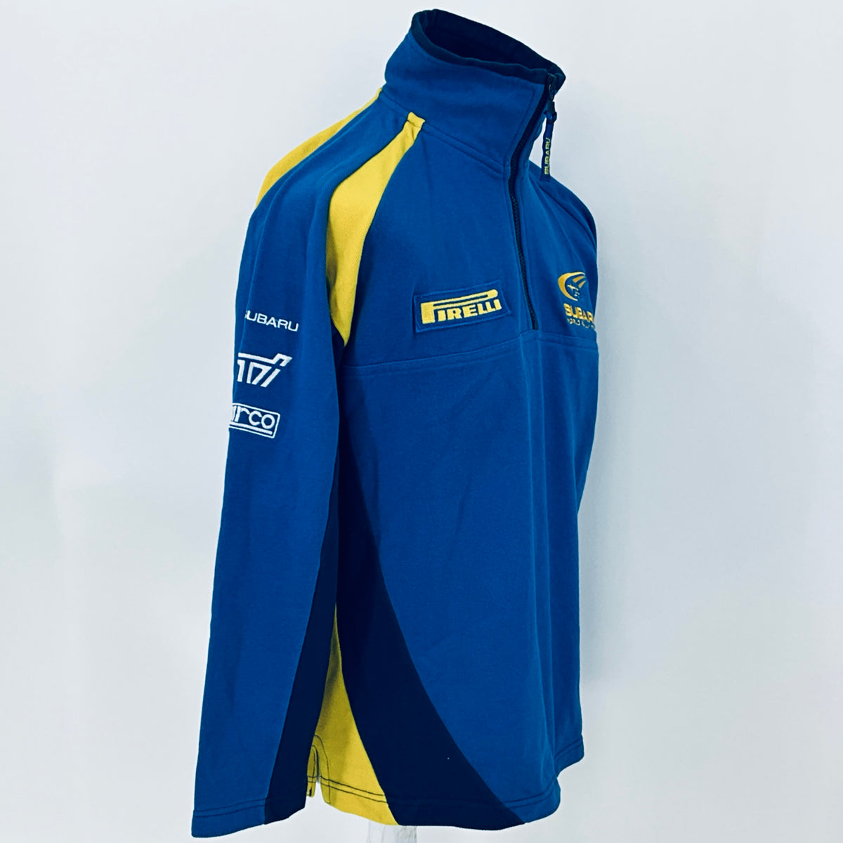 Subaru 555 World Rally Championship Team 1/4 Zip Sweatshirt—Team Issued - Pit-Lane Motorsport
