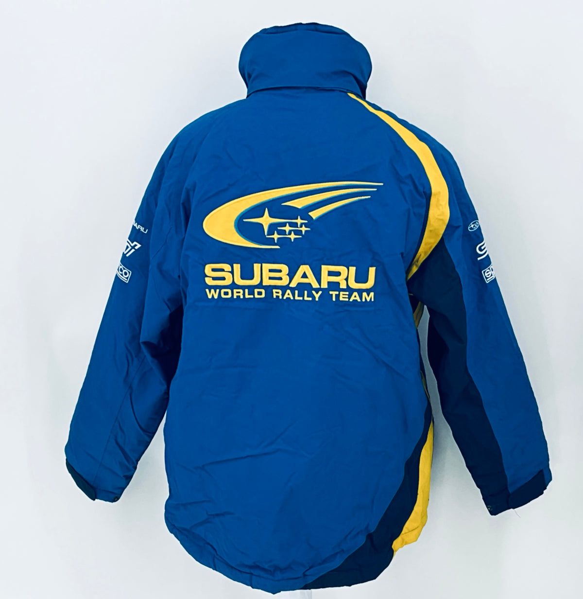 Subaru 555 World Rally Championship Team Pit Crew Winter Coat-Team Issue - Pit-Lane Motorsport