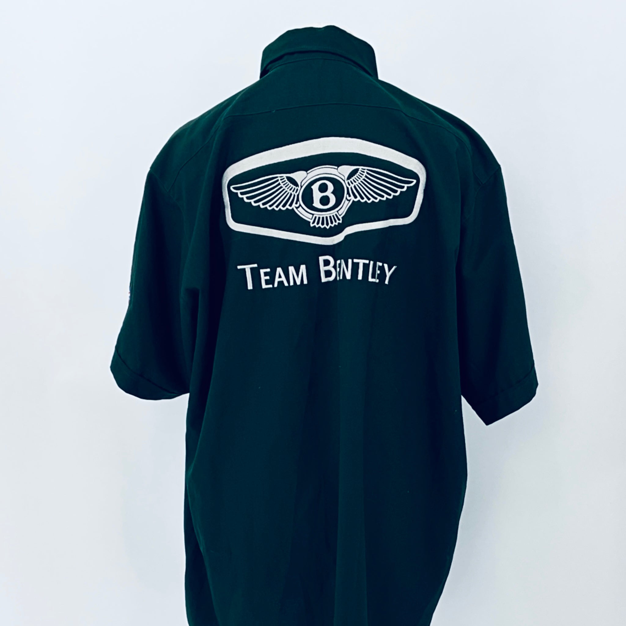 Team Bentley Speed 6 2003 Le Mans Winning Team Issued Polo Shirt -Gulf - Pit-Lane Motorsport