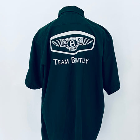 Team Bentley Speed 6 2003 Le Mans Winning Team Issued Polo Shirt -Gulf - Pit-Lane Motorsport