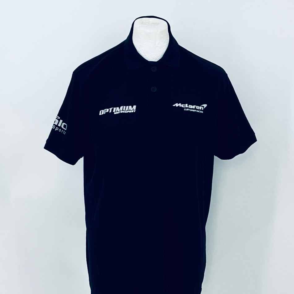Optimum Motorsport British GT Championship McLaren GT Team Issue Polo Shirt - Pit-Lane Motorsport