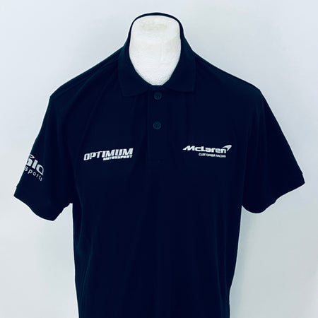 Optimum Motorsport British GT Championship McLaren GT Team Issue Polo Shirt - Pit-Lane Motorsport